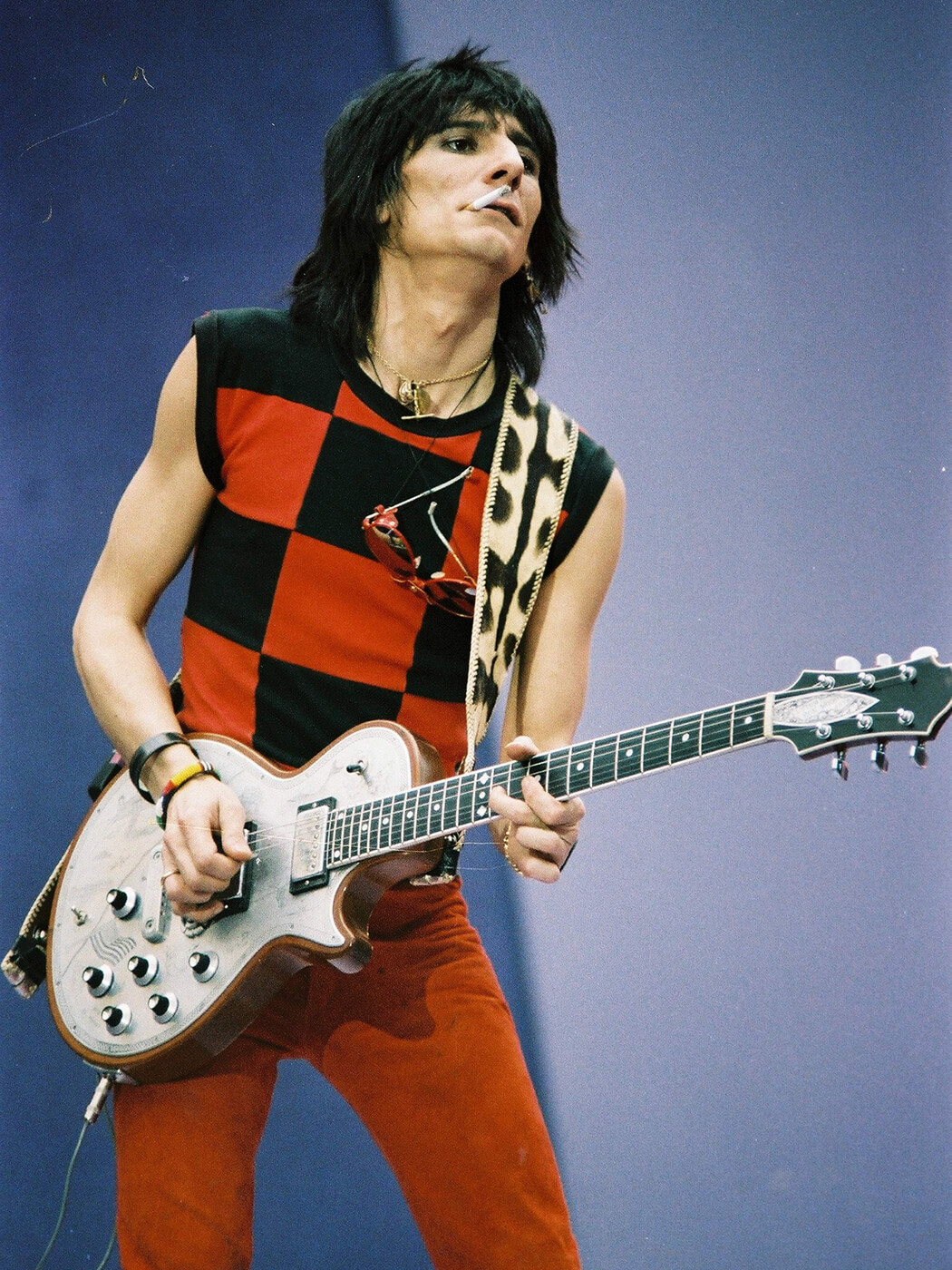 Ronnie Wood Zemaitis Credit Pete Still Redferns