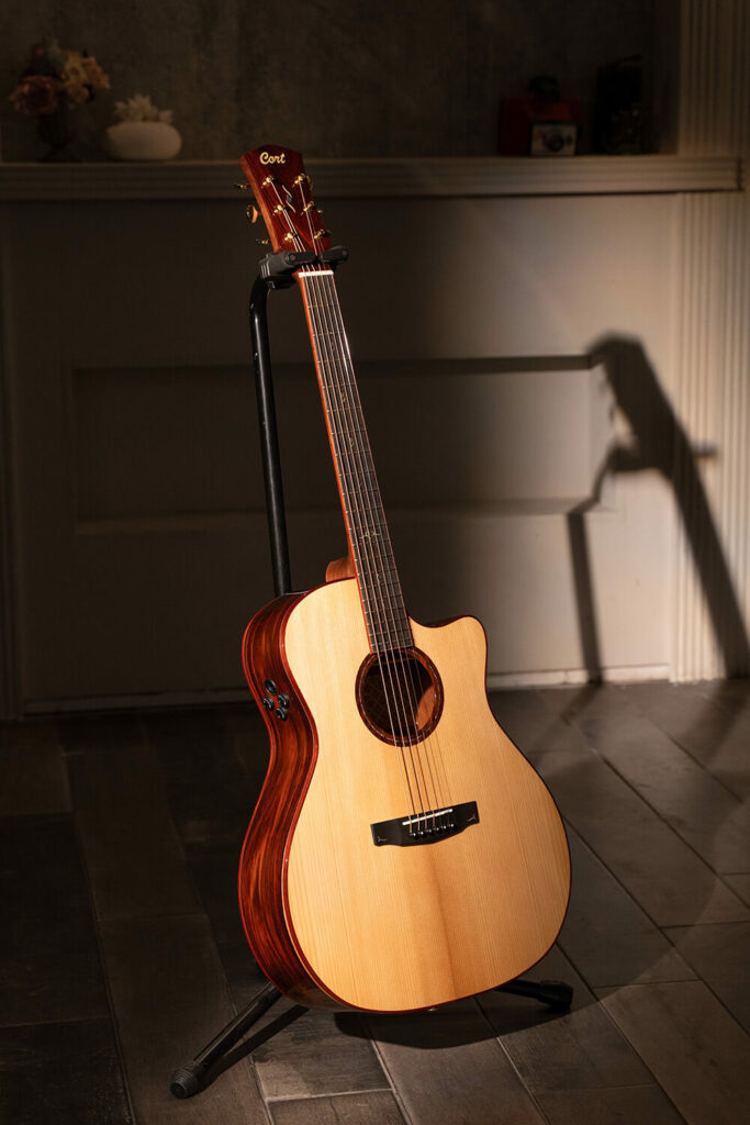 cort gold a 10 cocobolo acoustic guitar lifestyle 1