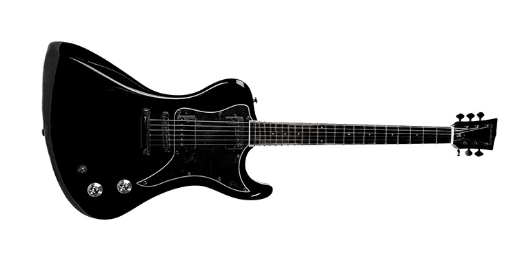 OPTION - BODY WOOD DE R2 GUITAR BLACK W/BLACK HARDWARE