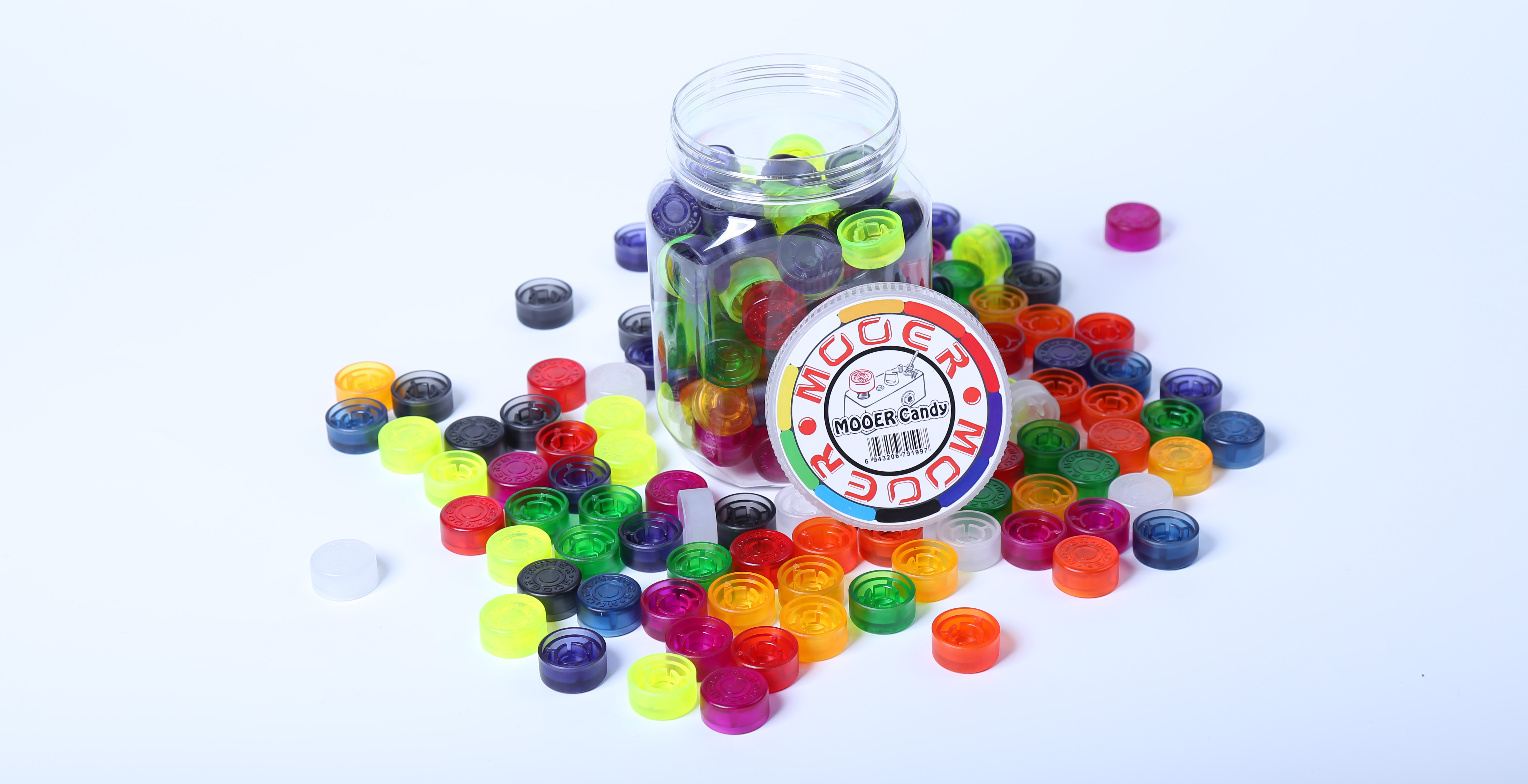MOOER FT-JAR CANDY FOOTSWITCH TOPPER 100 PZ. ASS.